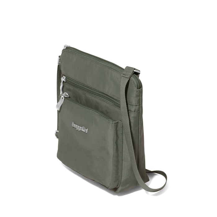 Baggallini Legacy Pocket Crossbody With RFID Wristlet
