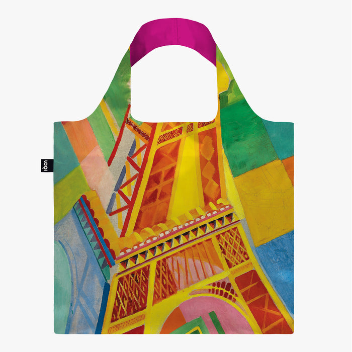 Loqi Tote Bag with Zip Pouch - Robert Delaunay -  Eiffel Tour