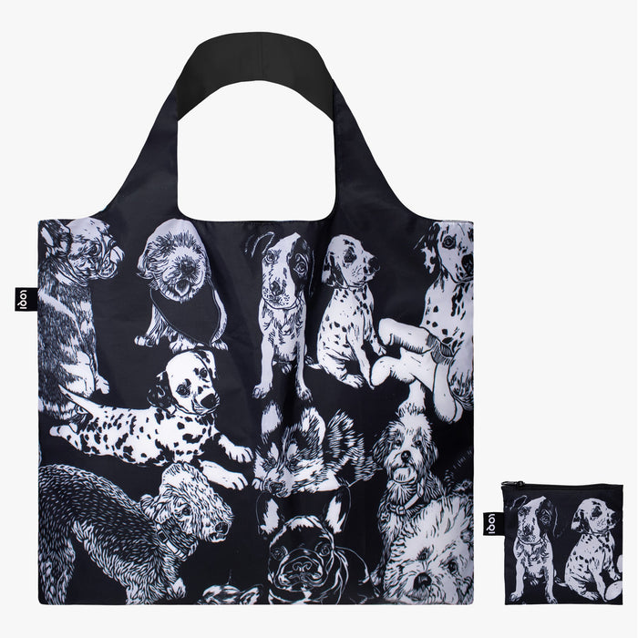 Loqi Tote Bag with Zip Pouch - Dogs