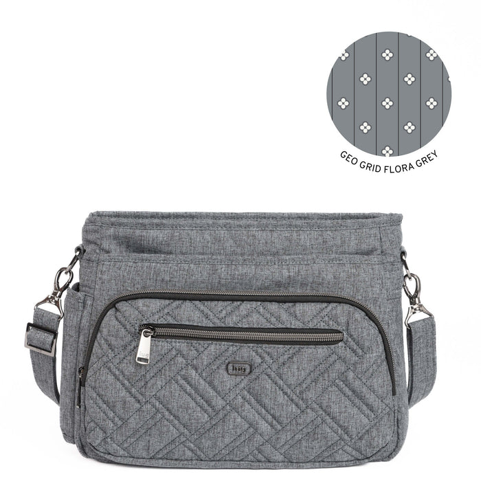 LUG Shimmy SE Crossbody Bag Heather Grey