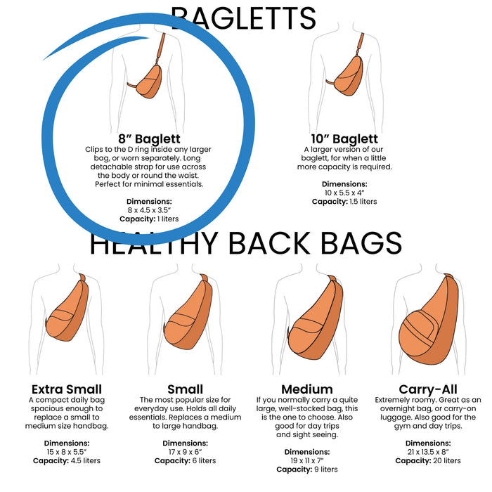 AmeriBag - Small Baglett Microfiber (8")