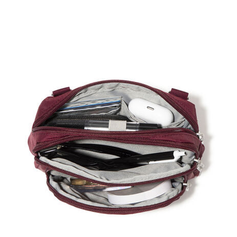 Baggallini Triple Zip Bagg