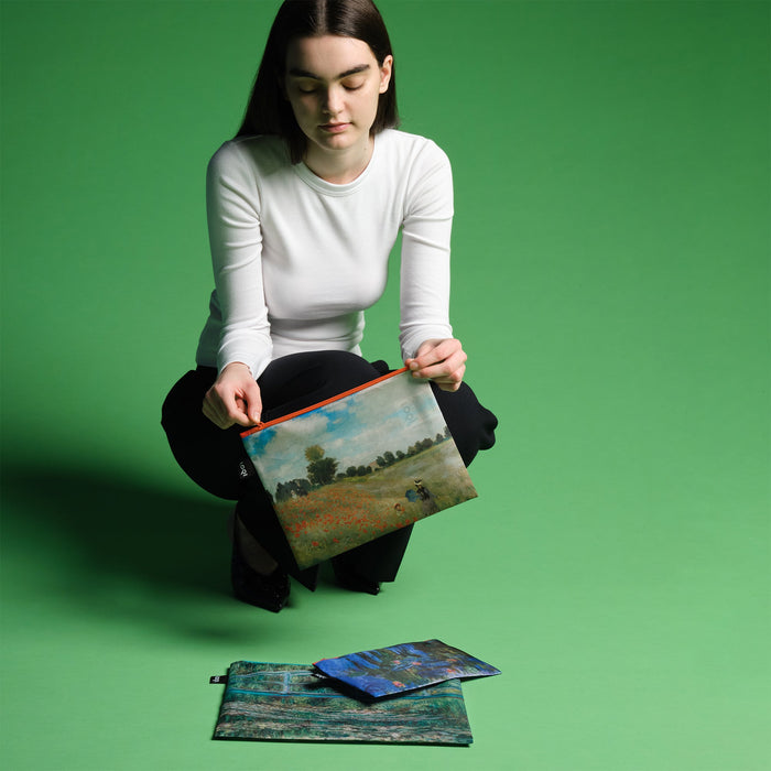 Loqi CLAUDE MONET Recycled Zip Pockets