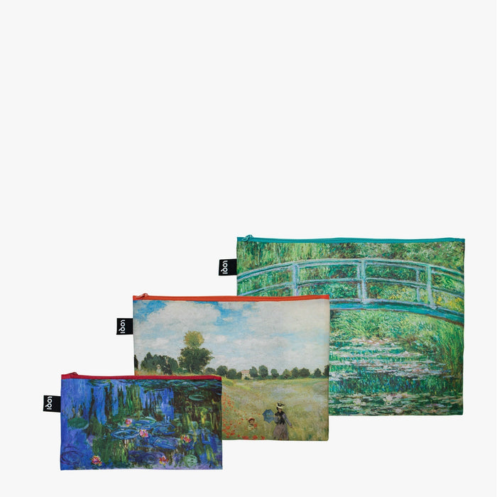 Loqi CLAUDE MONET Recycled Zip Pockets