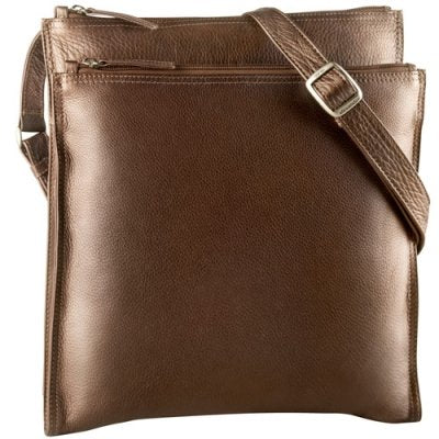 Derek Alexander CENTRAL PARK Slim double Top Zip Cross-body