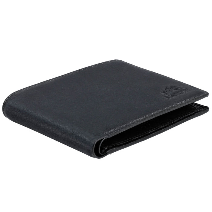 Mancini Leather Men's RFID Secure Wallet with Coin Pocket