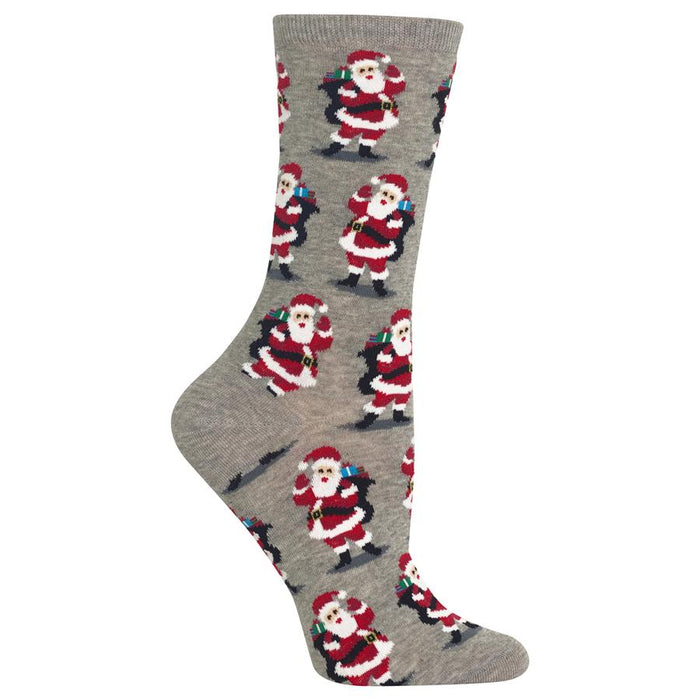 Women's Christmas Santa With Presents Socks