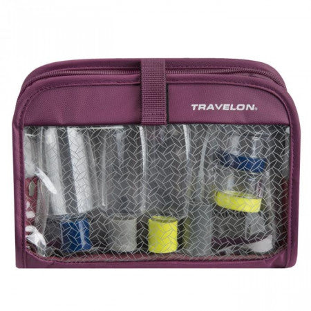 Travelon One Quart Wet/Dry Bag with Plastic Bottles