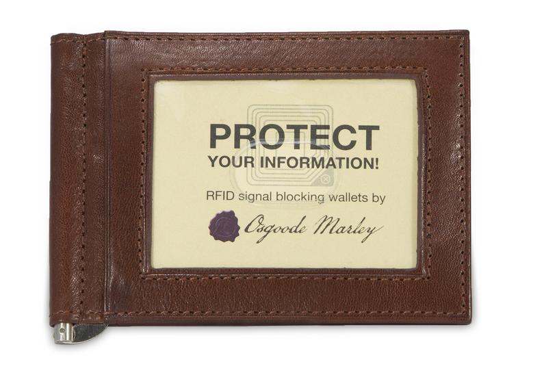 Osgoode Marley Leather Men's RFID Money Clip Wallet