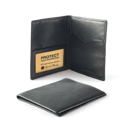Osgoode Marley Leather Passport Cover RFID
