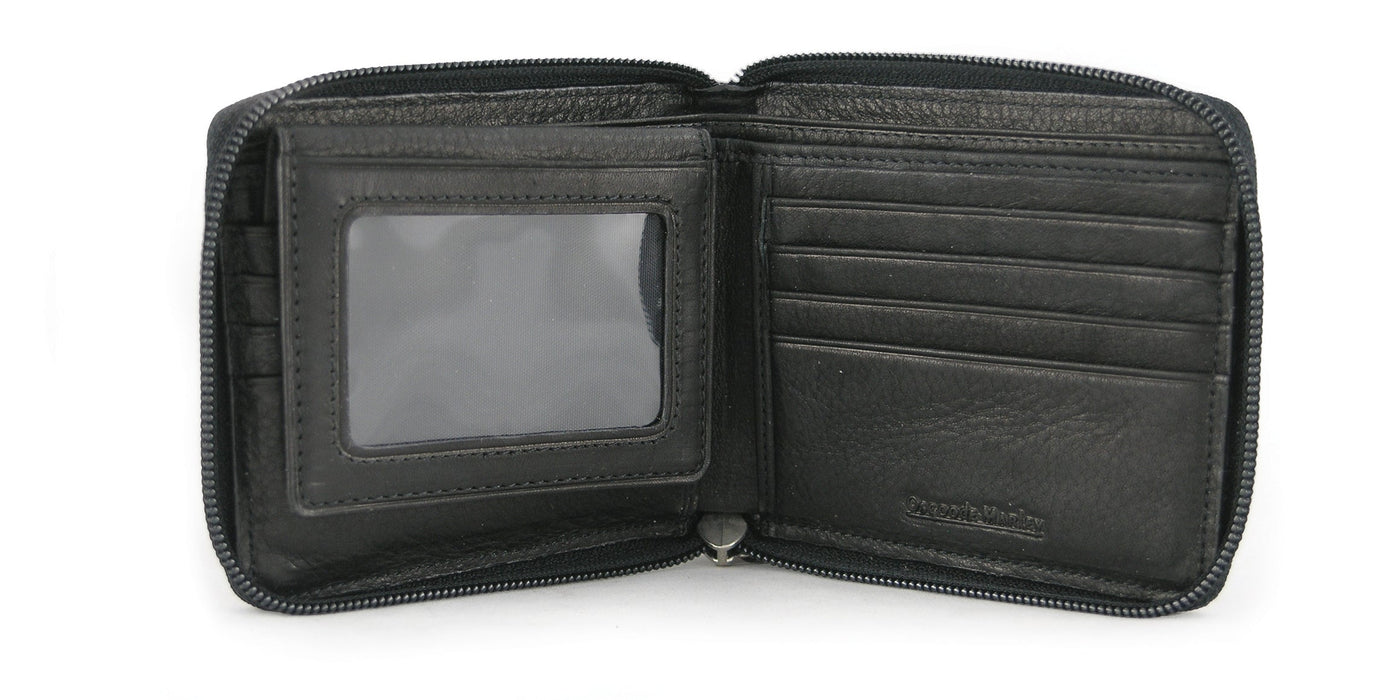 Osgoode Marley Leather Men's Passcase Zippered RFID