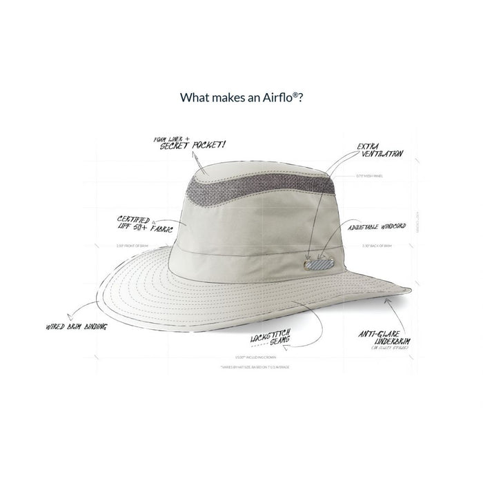 Tilley Ltm5 Airflo Hat - Khaki - 7 1/8