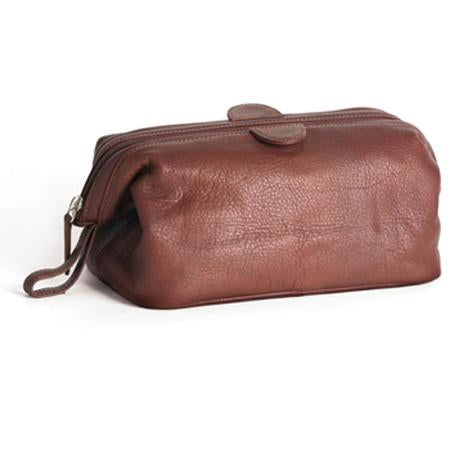 Osgoode Marley Leather Men's Travel Kit Cashmere Facile Top