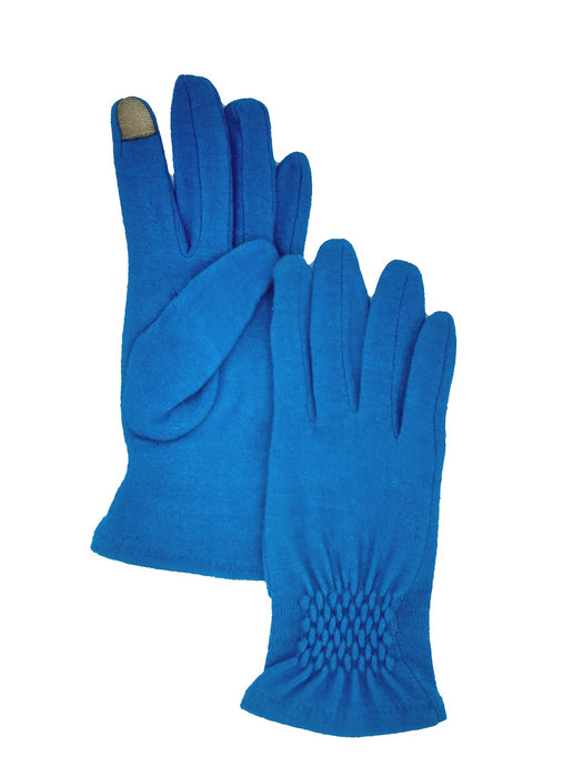 Albee Ladies Wool Ruched Gloves