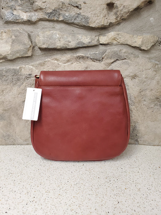 Derek Alexander Leather Ladies' BRISTOL- Medium Full Flap Saddle Bag