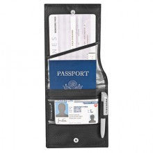 Travelon RFID ID & Boarding Pass Holder Black