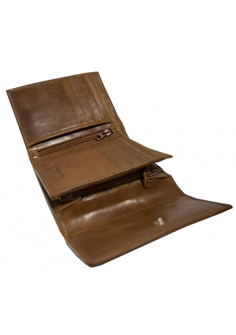 Mancini Leather Ladies' Clutch Wallet RFID