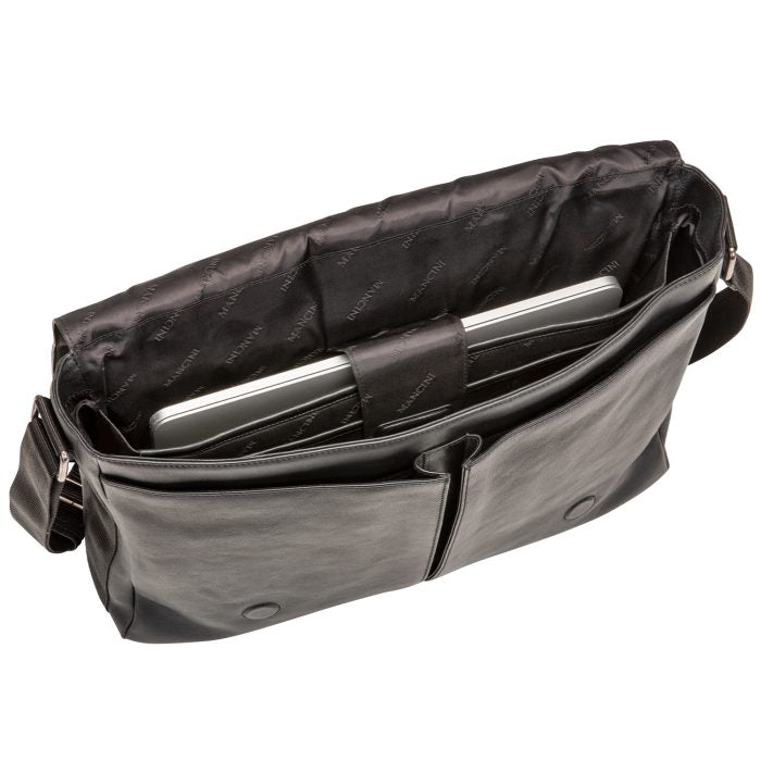 Mancini Leather Milan Messenger Bag for 15” Laptop / Tablet