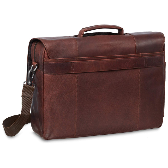 Mancini Leather Briefcase for 15.6'' Laptop/Tablet