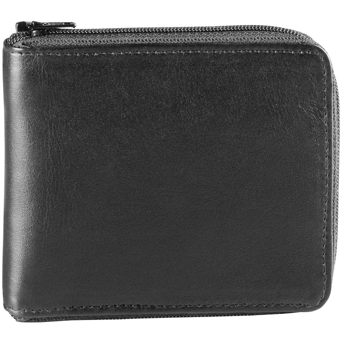 Derek Alexander Leather Men's Wallet Credit Card Billfold Zip Around