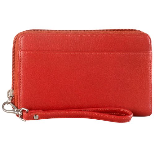Derek Alexander Leather Ladies' Wallet CENTRAL PARK- Full Zip Around Wallet