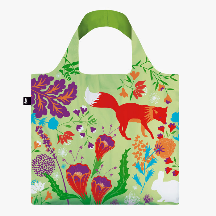 Loqi Tote Bag with Zip Pouch - Artist - Fox