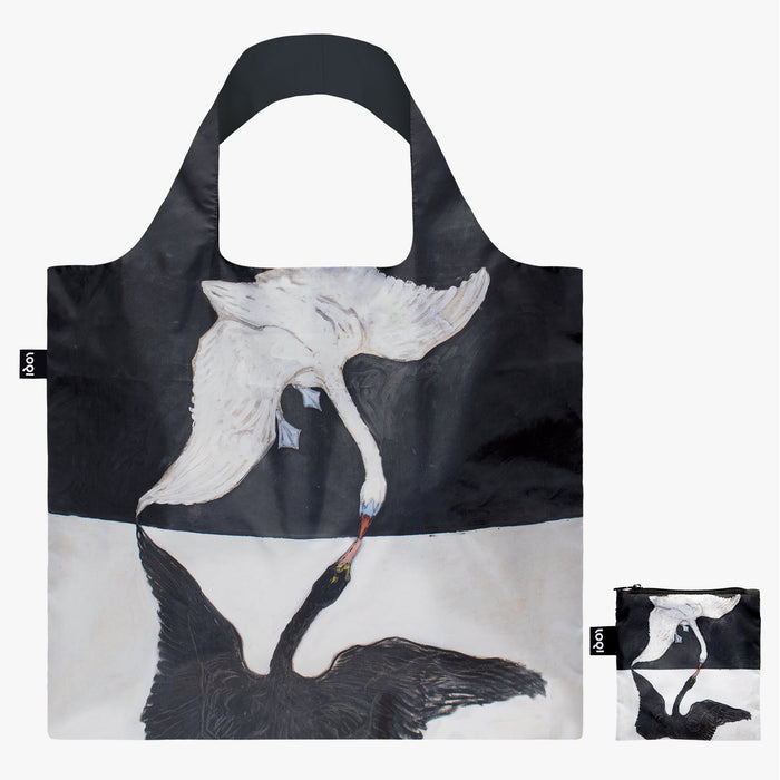 Loqi Tote Bag with Zip Pouch - The Swan