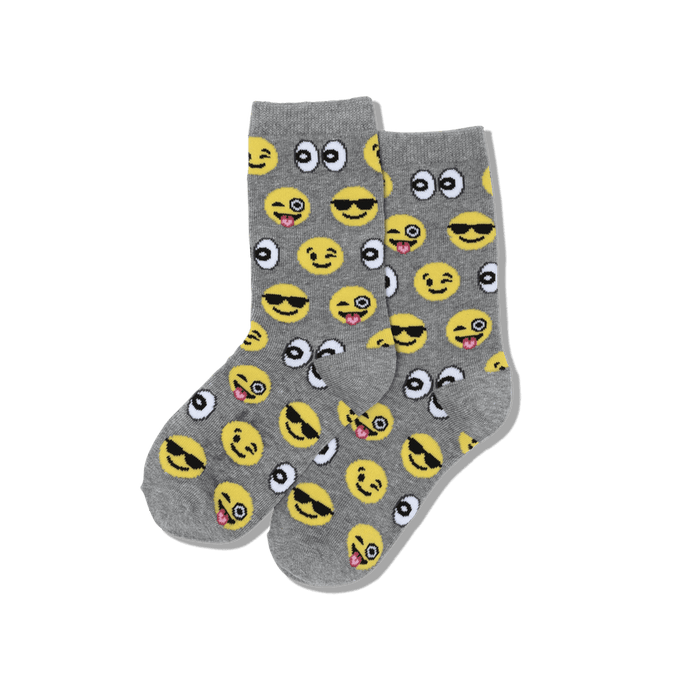 Kid's Emoji Crew Socks