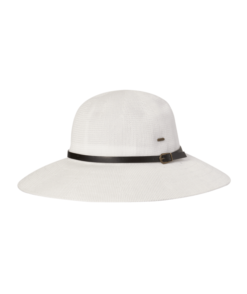 Wide brim hat - White - Women - Gina Tricot