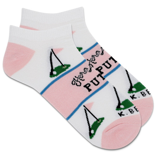 K.Bell Women's Here For The Putts Low Cut Socks