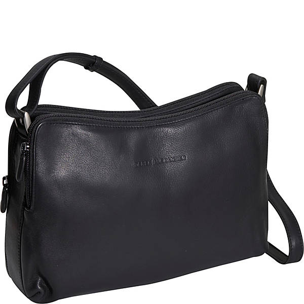 Derek Alexander Leather Ladies' Double Zip Handbag