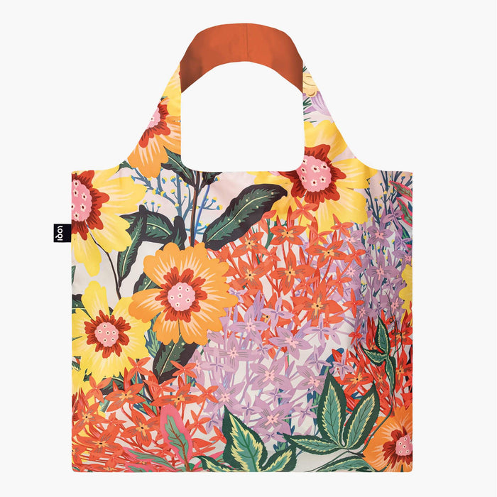 Loqi Tote Bag with Zip Pouch - Thai Floral