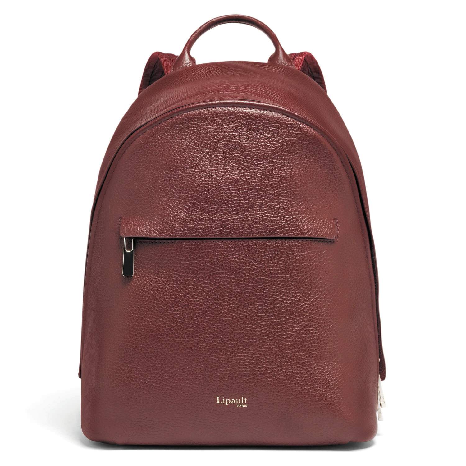 Lipault leather shop backpack