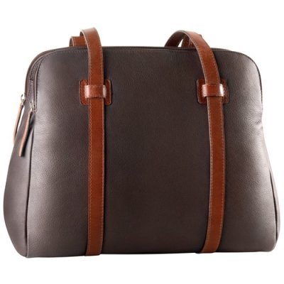 Derek Alexander Leather Ladies' Handbag Twin Top Zip