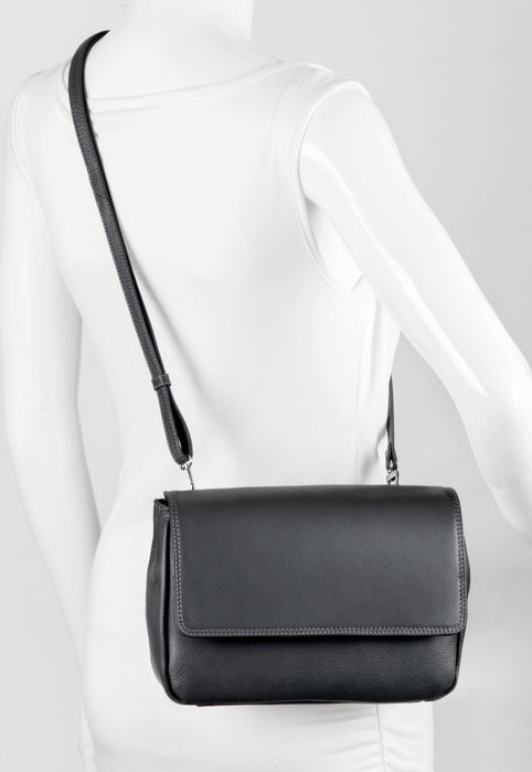 Derek Alexander Leather Ladies' Handbag with Removable Strap