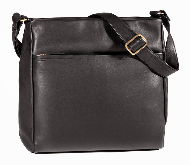 Derek Alexander SOMERSET- Top Zip Shoulder Bag w/Tablet Pocket