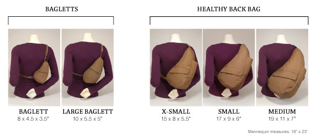 Healthy Back Bag - Large Baglett Microfiber (10")