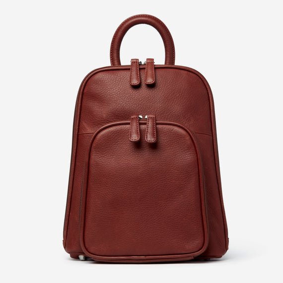 Osgoode Marley Cashmere Small Organizer Backpack Brandy Backpack Handbags