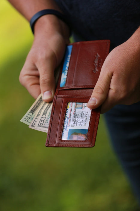 Osgoode Marley Leather Men's Wallet Ultra Mini RFID
