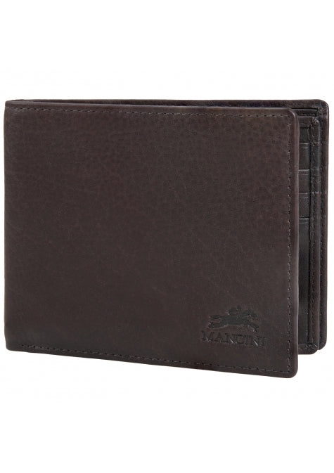Mancini Leather Men's Center Wing Wallet