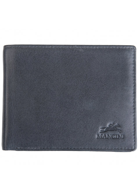 Mancini Leather Men's Wallet RFID Billfold with Coin Pocket