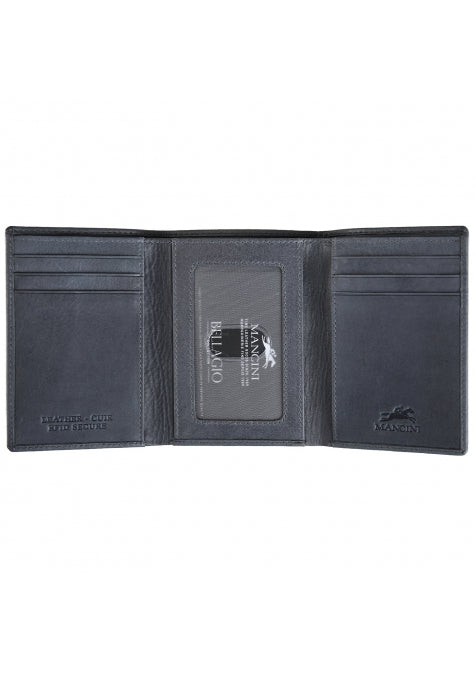 Mancini Leather Men's Trifold RFID Wallet