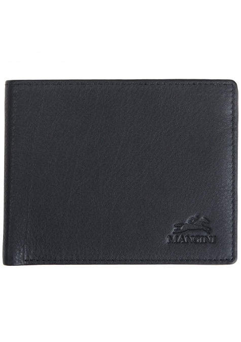 Mancini Leather Men's RFID Secure Wallet with Coin Pocket