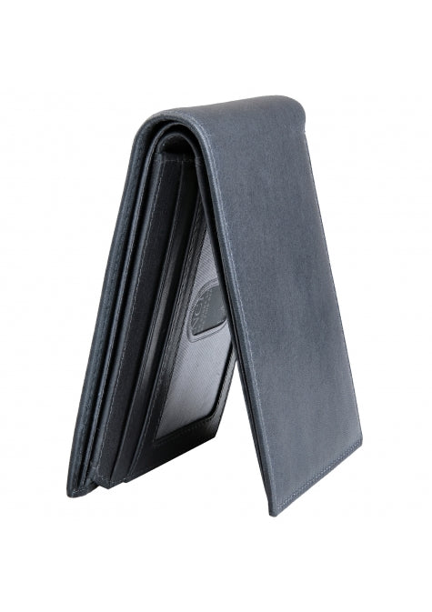 Mancini Leather Men's Wallet Left Wing RFID Billfold