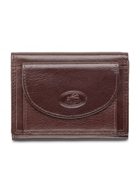 Mancini Leather Men's Wallet with Trifold Wing RFID