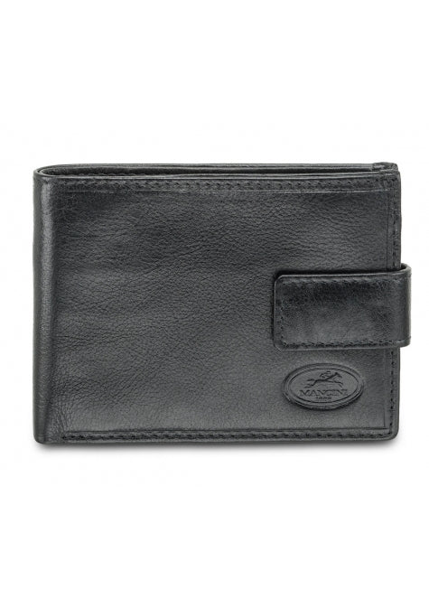 Mancini Leather Men's Wallet with Coin Pocket RFID