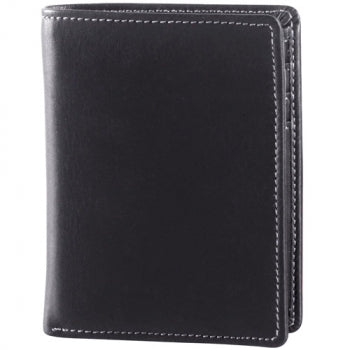 Derek Alexander Leather Men's Wallet with Center Wing