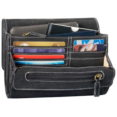 Derek Alexander Leather DERBY- Small Organizer Bag/Wallet