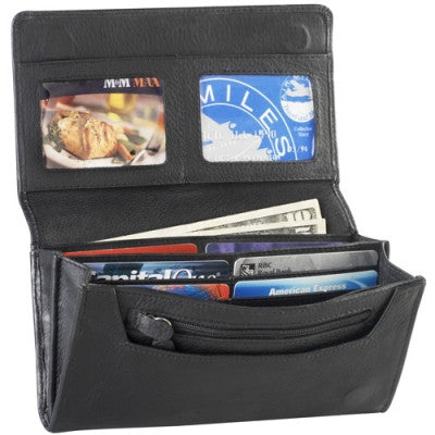 Derek Alexander Leather Ladies' Wallet Large Multi-Compartment