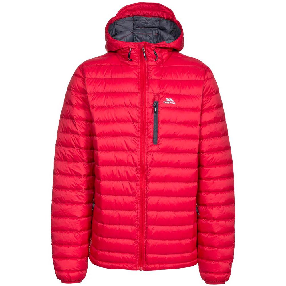 Trespass Mens Jacket With Adjustable Grown On Hood Zip Pockets Cutsdean